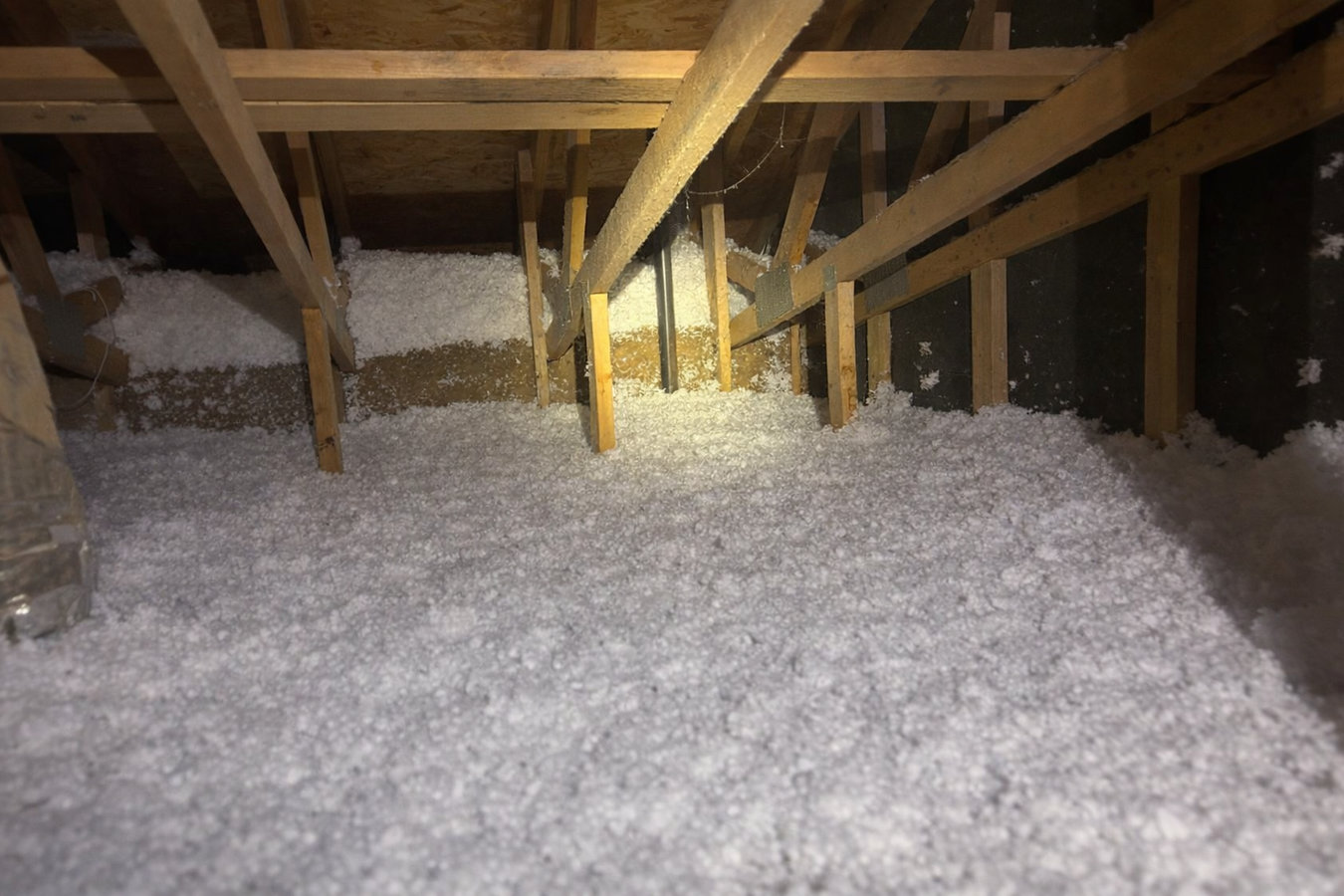 Blown-in insulation